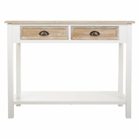 Hall Table with Drawers Alexandra House Living White 40 x 78 x 100 cm