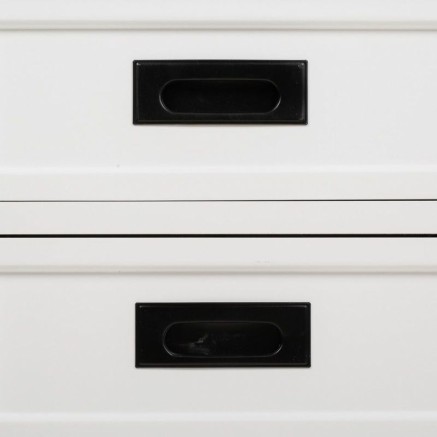 Nightstand Alexandra House Living White 35 x 60 x 45 cm 2