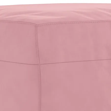 Ensemble de canapés 3 pcs rose velours