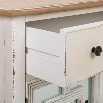 Meuble d'Entrée Alexandra House Living Blanc 36 x 72 x 83 cm 2
