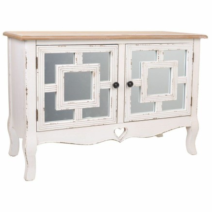 Recibidor Alexandra House Living Blanco 36 x 56 x 83 cm