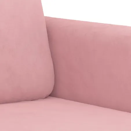 Ensemble de canapés 2 pcs rose velours