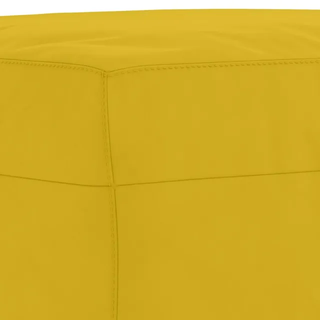 Ensemble de canapés 3 pcs jaune velours