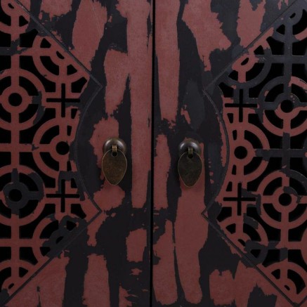 Meuble d'Entrée avec Tiroirs Alexandra House Living Rouge 36 x 78 x 6 2