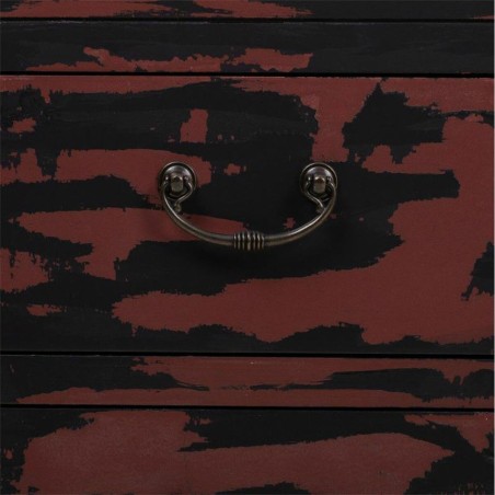 Meuble d'Appoint Alexandra House Living Rouge Bois d'épicéa Bois MDF