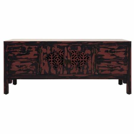 Meuble d'Appoint Alexandra House Living Rouge Bois d'épicéa Bois MDF