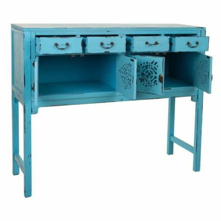 Meuble d'Entrée Alexandra House Living Bleu 40 x 102 x 120 cm