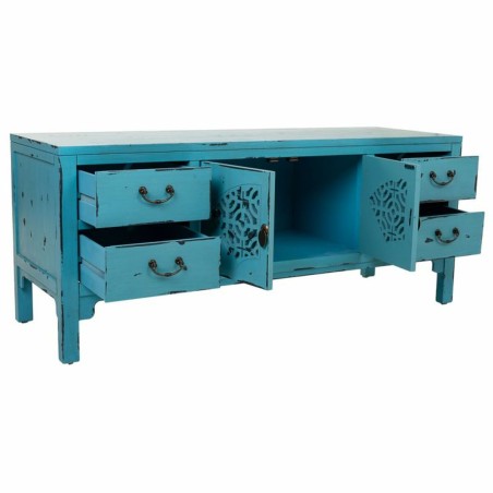 Cassettiera multiuso Alexandra House Living Azzurro Legno di abete Leg