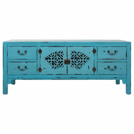 Cassettiera multiuso Alexandra House Living Azzurro Legno di abete Leg