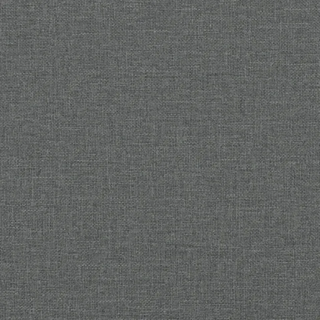 Ensemble de canapés 2 pcs coussins gris foncé tissu