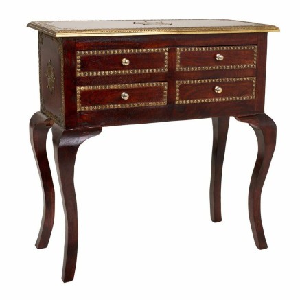 Meuble d'Entrée avec Tiroirs Alexandra House Living Brun foncé 33 x