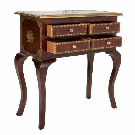 Zijtafel met lades Alexandra House Living Donkerbruin 33 x 73 x 71 cm