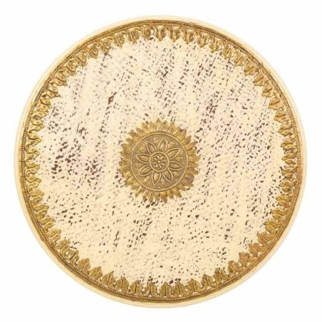 Hoofdtafel Alexandra House Living Ivoor Blik Mangohout Hout MDF 45 x 5