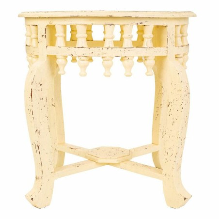 Mesa de Centro Alexandra House Living Marfil Latón Madera de mango Ma