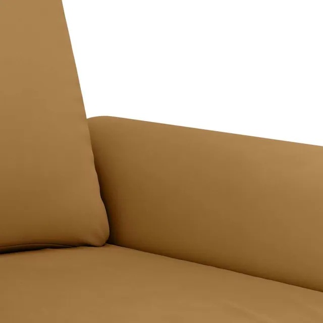 Ensemble de canapés 3 pcs avec coussins Marron Velours