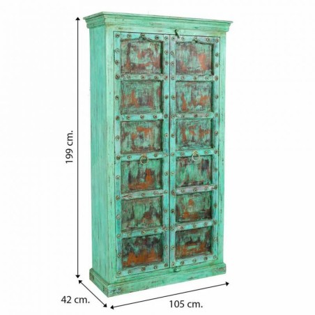 Cupboard Alexandra House Living Mango wood 42 x 199 x 105 cm
