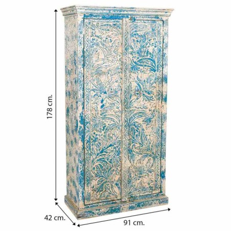 Kast Alexandra House Living Mangohout 42 x 178 x 91 cm