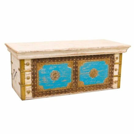 Truhe Alexandra House Living Mango-Holz 40 x 80 x 90 cm 2