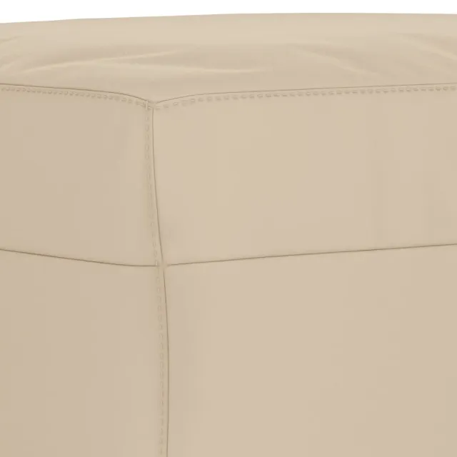 Ensemble de canapés 4 pcs avec coussins crème tissu microfibre