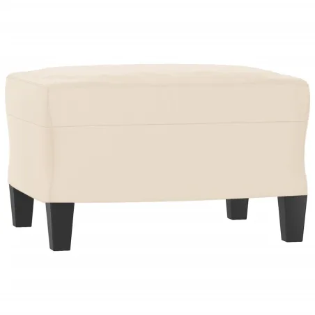 Ensemble de canapés 4 pcs avec coussins beige tissu microfibre