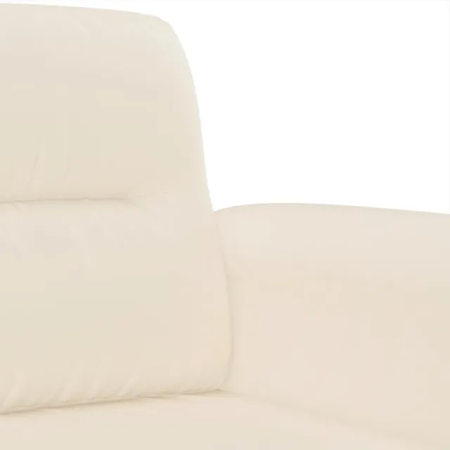 Ensemble de canapés 4 pcs avec coussins Beige Tissu microfibre