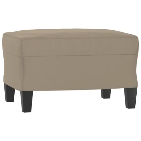 Ensemble de canapés 3 pcs avec coussins taupe tissu microfibre