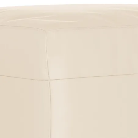 Ensemble de canapés 3 pcs avec coussins beige tissu microfibre