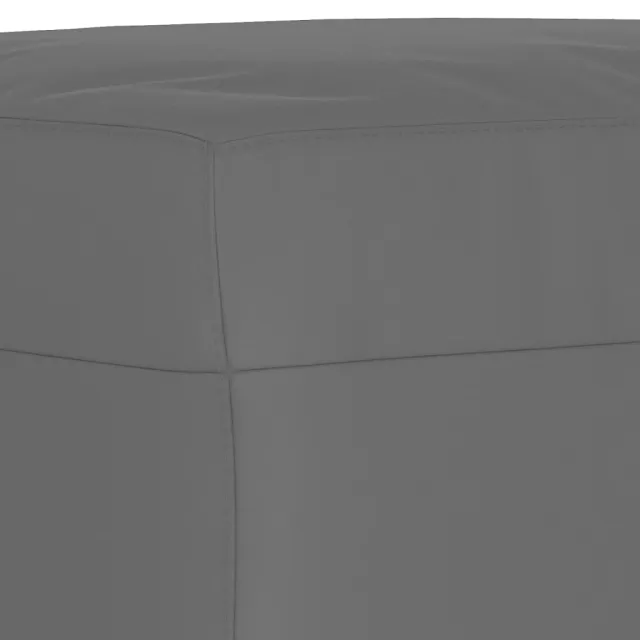 Ensemble de canapés 3 pcs coussins Gris foncé Tissu microfibre