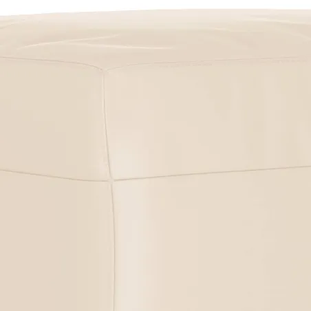 Ensemble de canapés 3 pcs avec coussins Beige Tissu microfibre