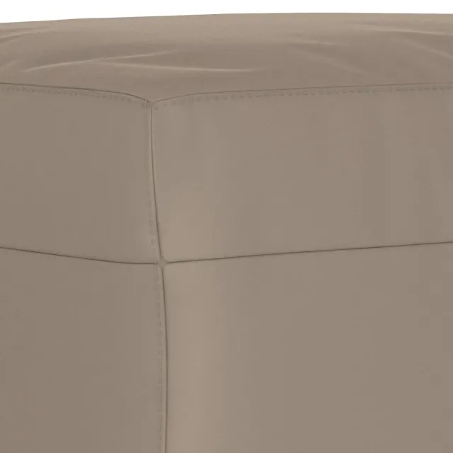 Ensemble de canapés 3 pcs avec coussins taupe tissu microfibre