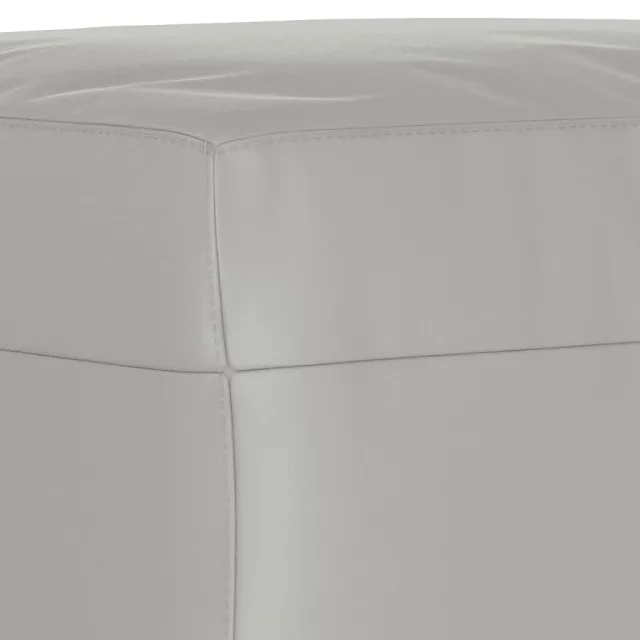 Ensemble de canapés 3 pcs coussins gris clair tissu microfibre