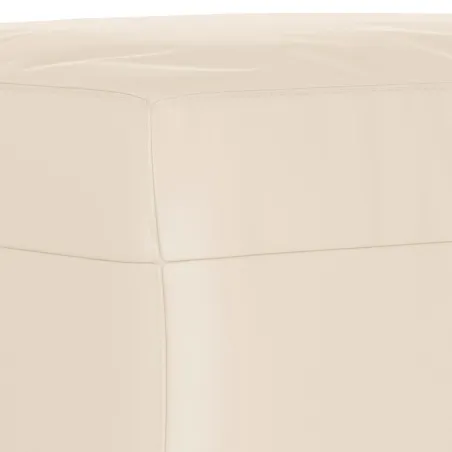 Ensemble de canapés 3 pcs avec coussins Beige Tissu microfibre