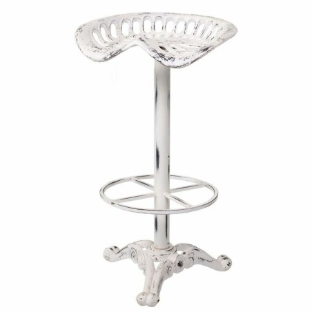 Kruk Alexandra House Living Wit Ijzer 34 x 80 x 44 cm