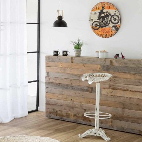 Kruk Alexandra House Living Wit Ijzer 34 x 80 x 44 cm