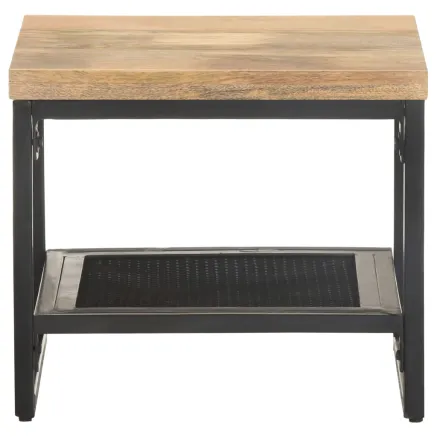 Table d'appoint 40x40x35 cm Bois de manguier massif 2