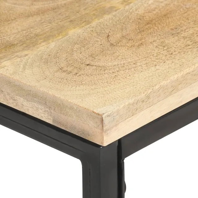 Table d'appoint 40x40x35 cm Bois de manguier massif
