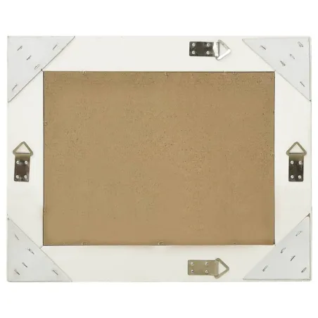 Miroir mural style baroque 50x40 cm Blanc