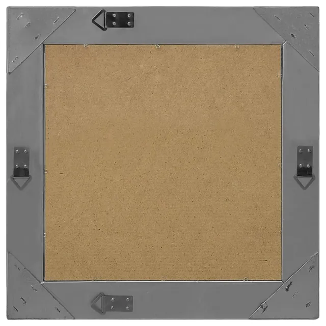 Miroir mural style baroque 50x50 cm noir