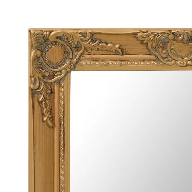 Miroir mural style baroque 60x40 cm Doré