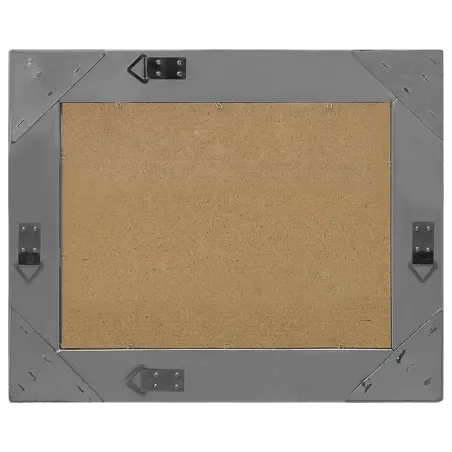 Miroir mural style baroque 60x40 cm noir