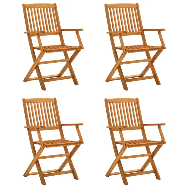 Ensemble à manger de jardin 5 pcs Bois d'acacia solide