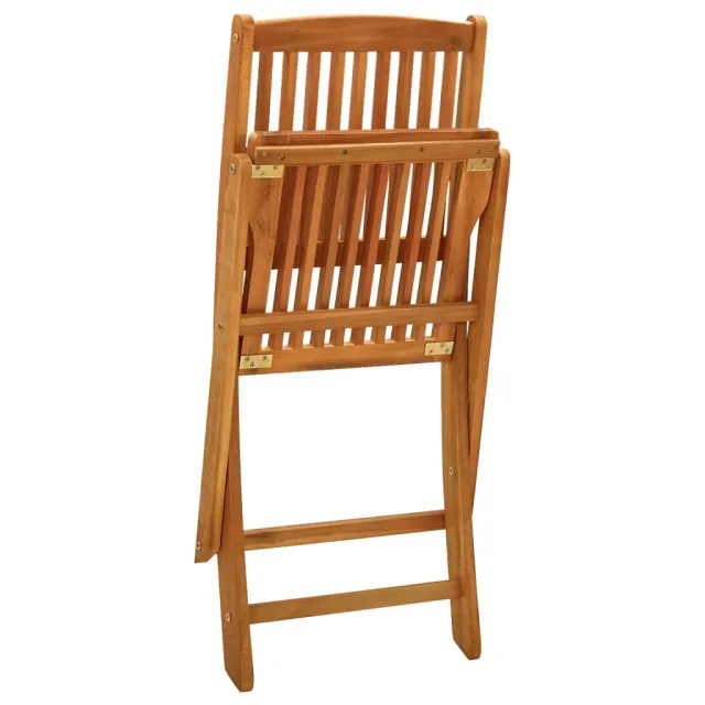 Ensemble de salle à manger de jardin 5 pcs bois d'acacia solide