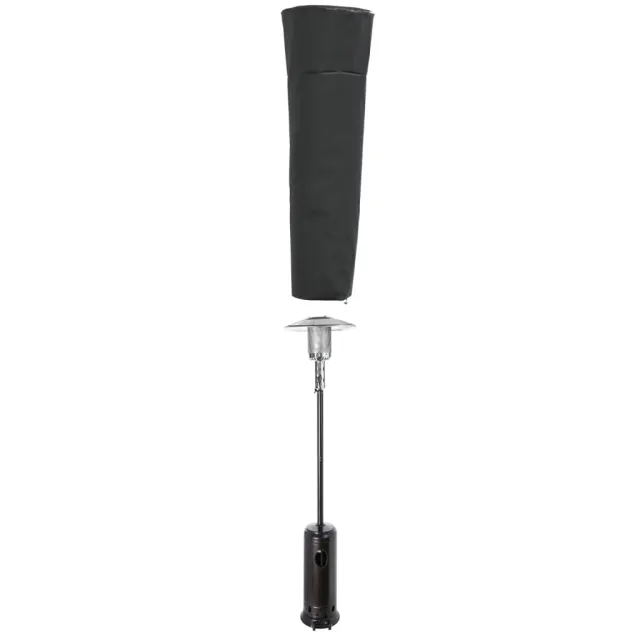 Housses de chauffage 2 pcs forme de pyramide tissu oxford 420D