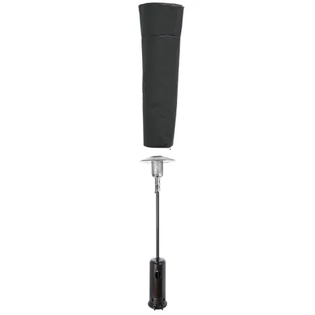 Housses de chauffage 2 pcs forme de pyramide tissu oxford 420D