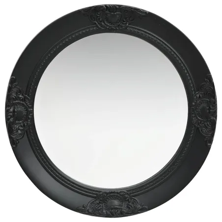 Miroir mural style baroque 50 cm noir