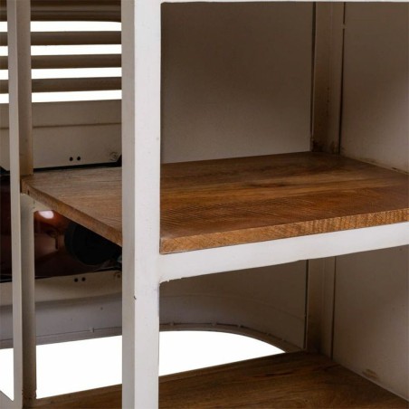 Bureau Alexandra House Living Wit Hout Ijzer 65 x 75 x 155 cm