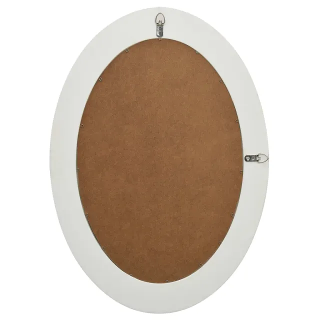 Miroir mural style baroque 50x70 cm Blanc