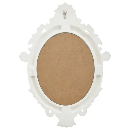 Miroir mural style château 56x76 cm Blanc