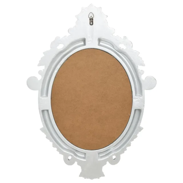 Miroir mural style château 56x76 cm Argenté
