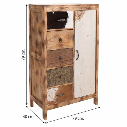 Ladenkast Alexandra House Living Mangohout 40 x 122 x 79 cm 2